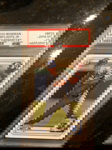 2020 Bowman Bobby Witt Jr. PSA 10