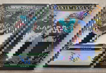 Travon Walker RC LOT⚡️2022 Obsidian Green Patch Auto /50 & Illusions Dual Patch /25Patch 