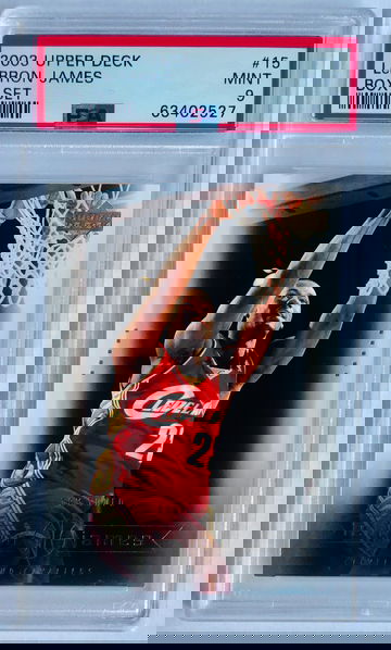 2003 Upper Deck Lebron James Rookie Card RC PSA 9 Box Set #15 Mint