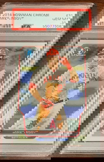 2014 Bowman Chrome Mike Trout PSA 10