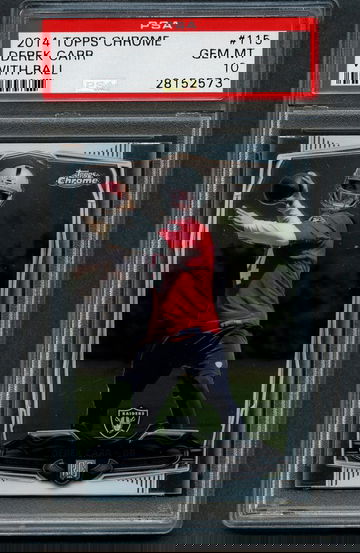 2014 Topps Chrome DEREK CARR RC #115 PSA 10