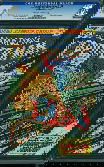 AMAZING SPIDER-MAN #133, CGC 9.2 NM-