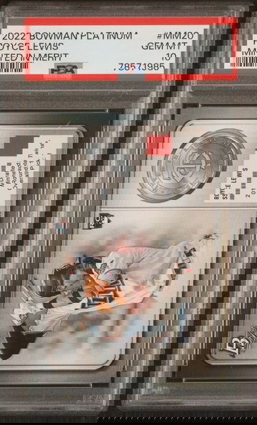 2022 Bowman Platinum Minted In Merit Royce Lewis #MM20 PSA 10