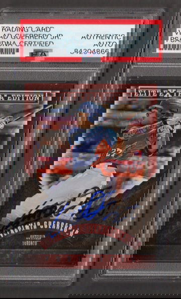 Vladimir Guerrero Jr. Signed Autographed 2015 Elite #169 RC PSA DNA COA