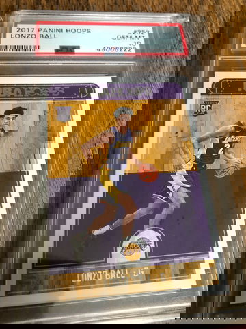 2017 Panini Hoops Lonzo Ball Rookie PSA 10