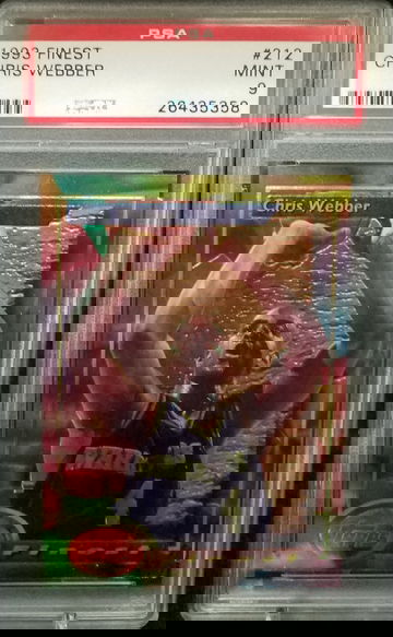 Chris Webber 1993 Finest #212 PSA 9