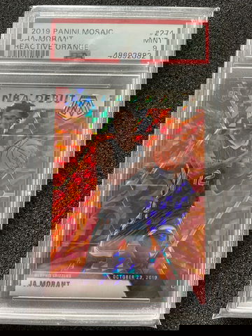 2019 Panini Mosaic Ja Morant #274 PSA 9 NBA DEBUT