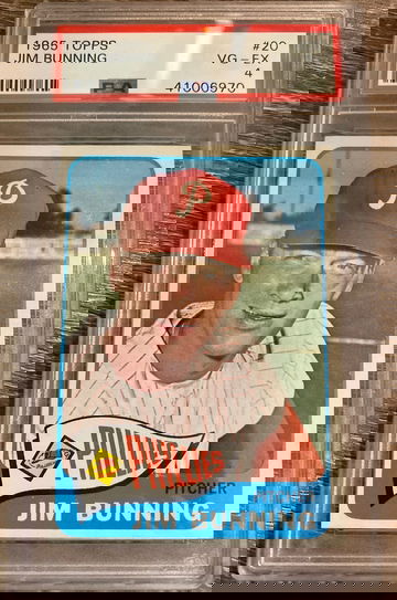 Jim Bunning 1965 Topps PSA 4
