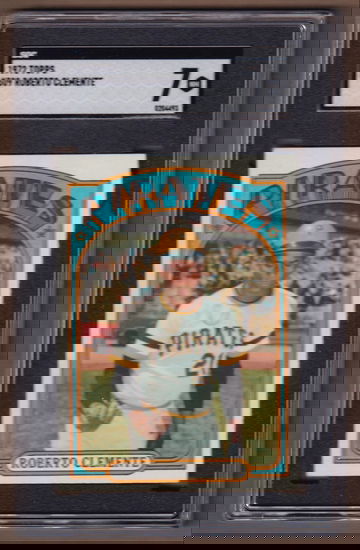 1972 Topps #309 Roberto Clemente SGC 7