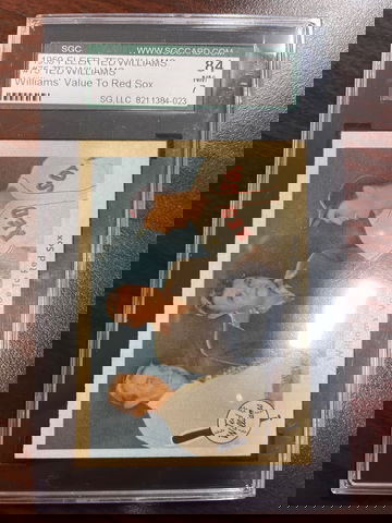 1959 Fleer Ted Williams #75 sgc 7 MY