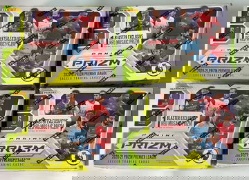 2020 21 Panini Prizm Premier League Soccer Blaster Box x4