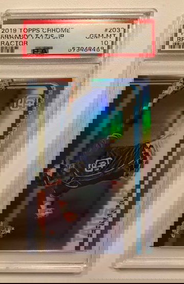 2019 Topps Chrome Fernando Tatis Jr. RC #203 Refractor PSA 10 Padres  *LOW POP*