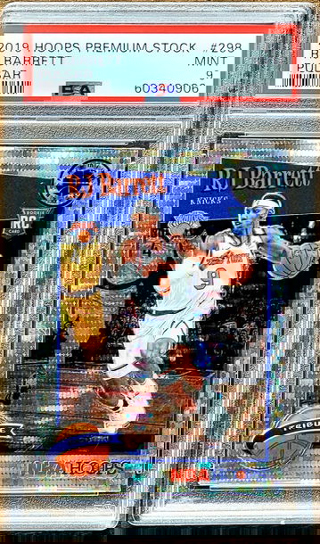 2019 RJ BARRETT Panini Hoops Premium Stock Pulsar Prizm PSA 9 Rookie RC #298 