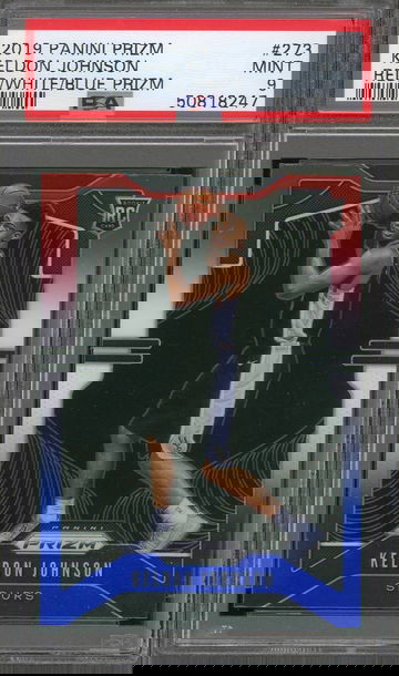 2019 Prizm Red White Blue Keldon Johnson