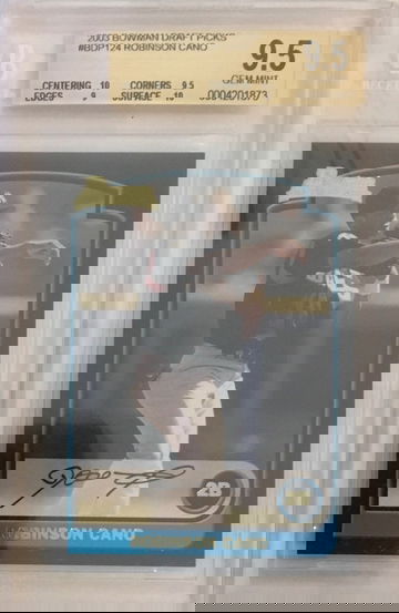 2003 Bowman Chrome Draft Picks Robinson Cano RC 9.5