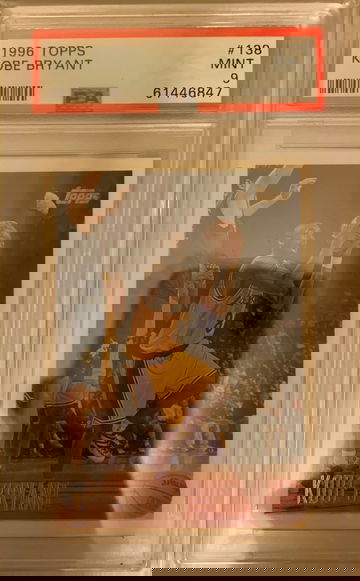 KOBE BRYANT 1996 TOPPS KOBE BRYANT ROOKIE CARD #138 PSA 9