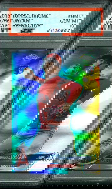 2018 Topps Chrome Update Shohei Ohtani Refractor /250 SP PSA 10 RC