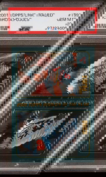 2001 Topps Chrome Traded Ichiro / Albert Pujols Rookie RC PSA 10 Gem Mint