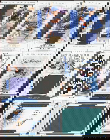 2020 National Treasures 7 card lot