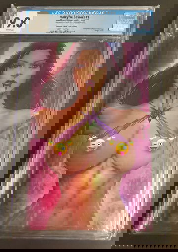 VALKYRIE SAVIORS #1 CGC 9.8  Homage to Vampirella Nude Foil Edition 3/5 RARE VHTF ONLY 1 IN CGC CENSUS 