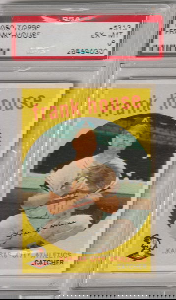 1959 Topps #313 Frank House, PSA 6 (Excellent-Mint)