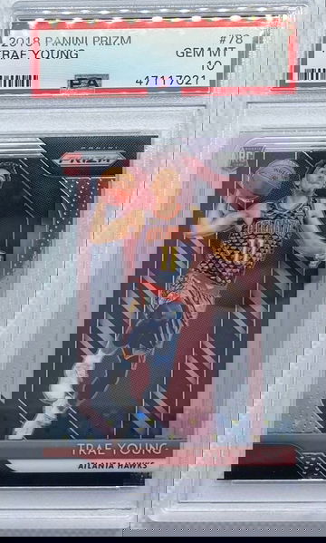 Trae Young 2018 RC PSA 10 Base Prizm Rookie
