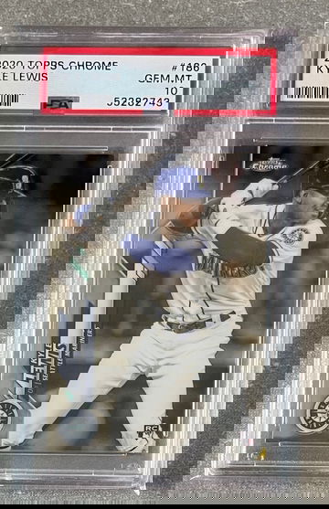 2020 Kyle Lewis Topps Chrome PSA10