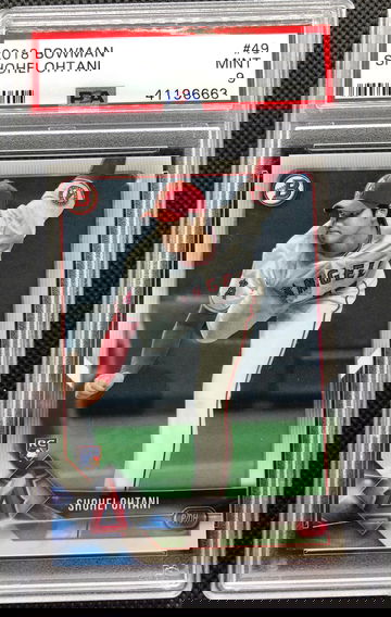 2018 Bowman Shohei Ohtani paper rc psa 9