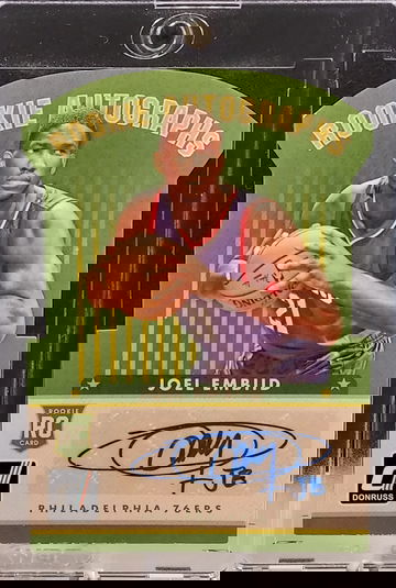 2014 Panini Donruss Joel Embiid Rookie Autographs 42/49 #5