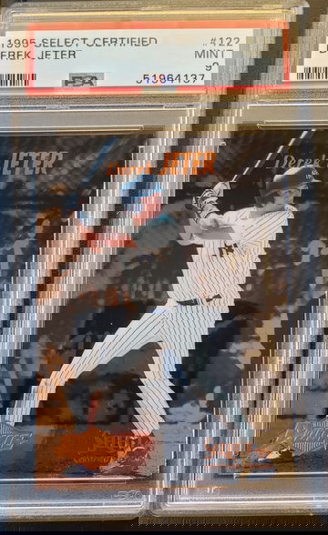 1995 Select Certified #122 DEREK JETER RC PSA 9 MINT