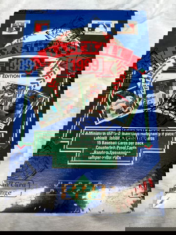 1989 Upper Deck Baseball Low Series BBCE Wrapped 