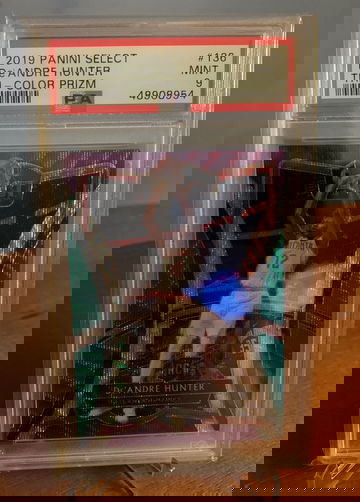 2019 select deandre hunter premier tri color psa 9