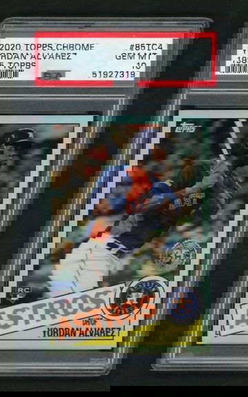 2020 Topps Chrome '85 Topps Yordan Alvarez #85TC4 PSA 10