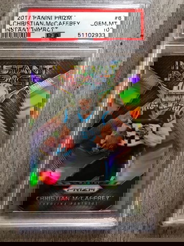 2017 Prizm Instant Impact Christian McCaffrey PSA 10 Gem Mint 