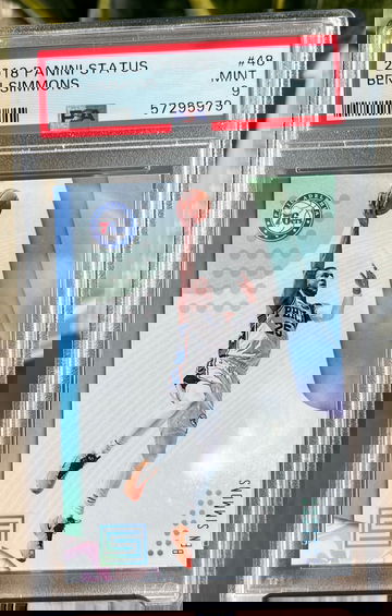 2018 Panini Status Ben Simmons #48 PSA 9 Mint Brooklyn Nets 76ers 3rd Year 🔥📈