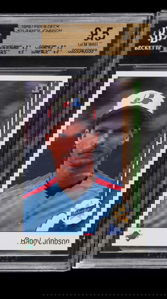 1989 Upper Deck #25 Randy Johnson BGS 9.5 Gem Mint