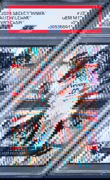 2024 Select Caitlin Clark Silver Flash Prizm PSA 10