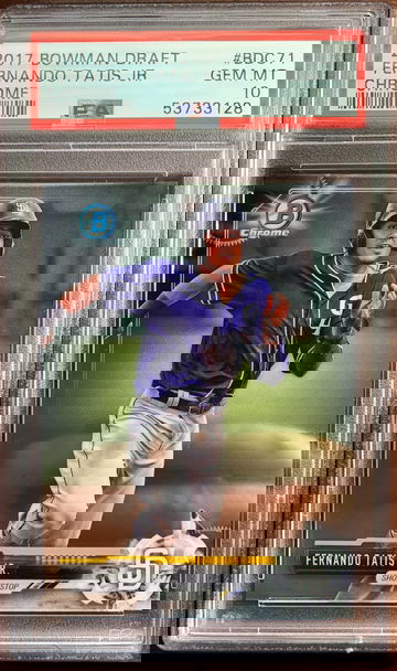 2017 Bowman Draft Chrome Fernando Tatis Jr BDC71 PSA 10