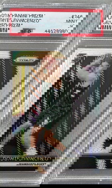 2018 Panini Prizm Donte Divincenzo RC Silver PSA 9