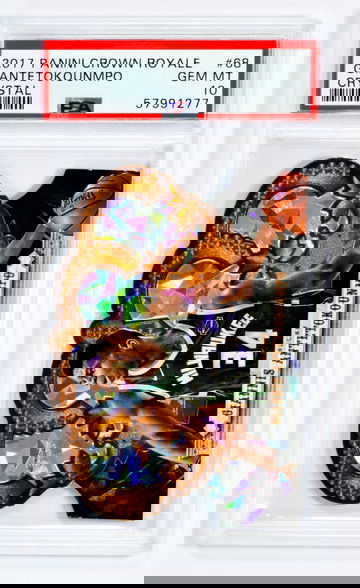 2017 Giannis Antetokounmpo Panini Crown Royale  Crystal  #68 PSA 10