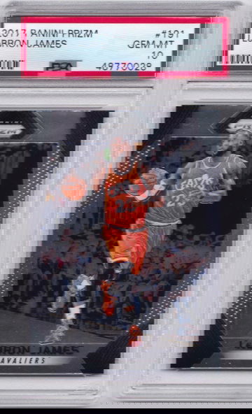 2017 LeBron James Prizm PSA 10