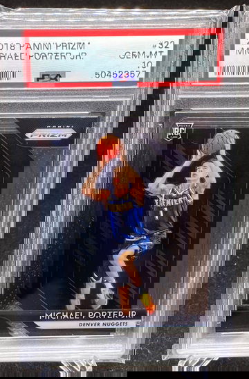 2018-19 Prizm Michael Porter Jr PSA 10 Rookie