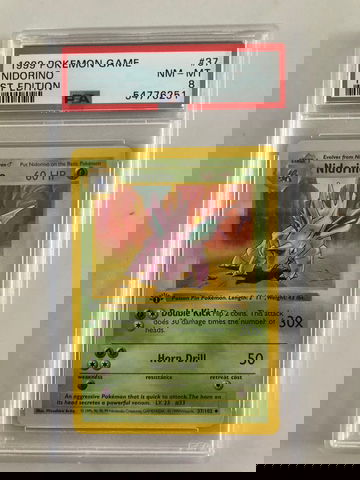 1999 Pokémon Game Nidorino 1st edition 