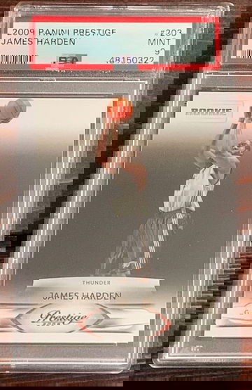 James Harden Rookie Panini Prestige PSA9