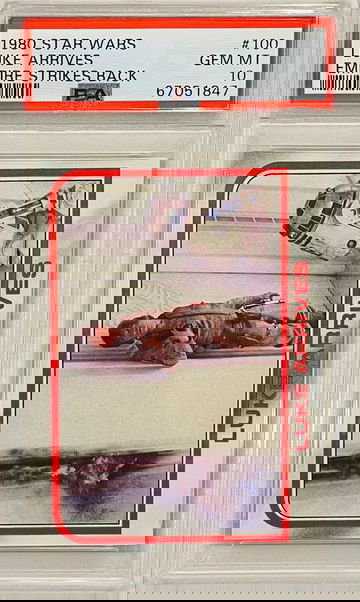 1980 Star Wars Empire Strikes Back #100 Luke Arrives Skywalker PSA 10 Gem Mint