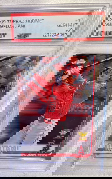 2019 Topps Chrome Shohei Ohtani PSA 10