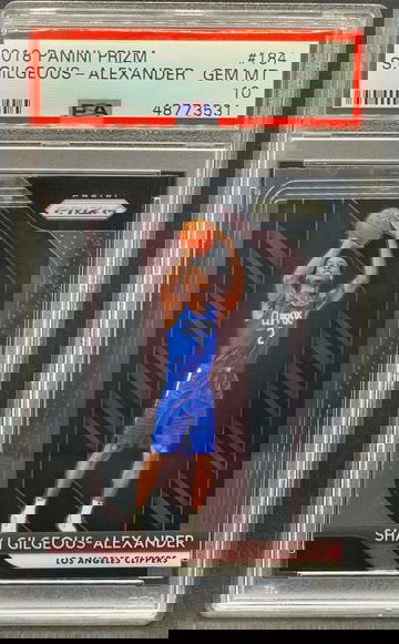 Shai Gilgeous-Alexander 2018 Panini Prizm #184 Rookie PSA 10