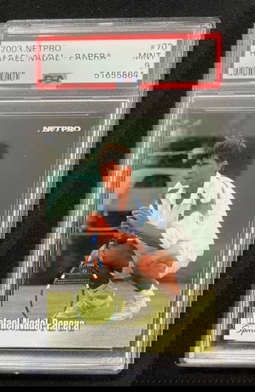 PSA 9 Rafael Nadal 2003 Netpro #70 RC Rookie