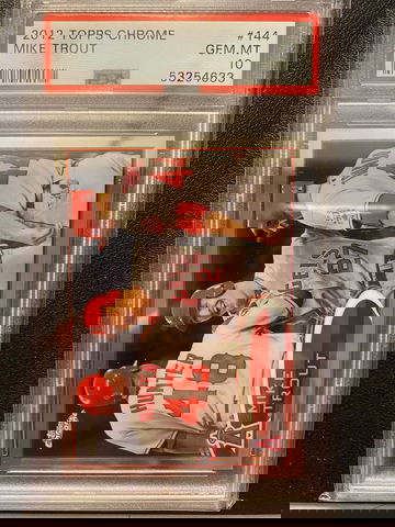 2012 Topps Chrome Mike Trout PSA 10