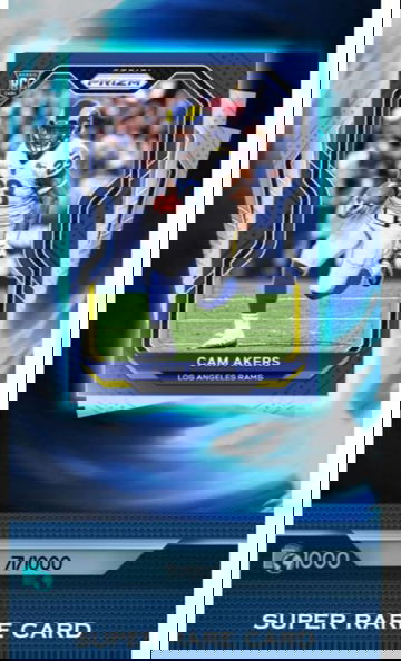 Panini Blitz 2020 Prizm Blue RC Cam Akers /1000